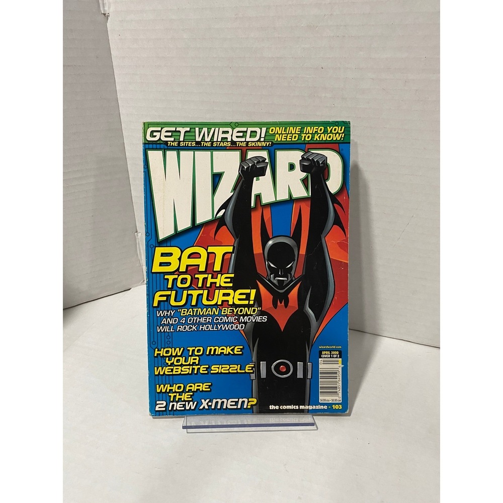 Wizard The Comics Magazine Issue 103 Batman Beyond Cover April 2000 Vintage